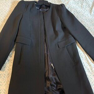 Zara longline black jacket nwot - Women's size small